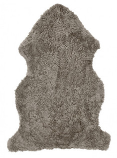 Curly sheepskin light brown