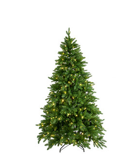 Christmas tree with LED lights 210 cm