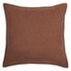 Sabina linen cushion cover rusty brown 45 x 45 cm