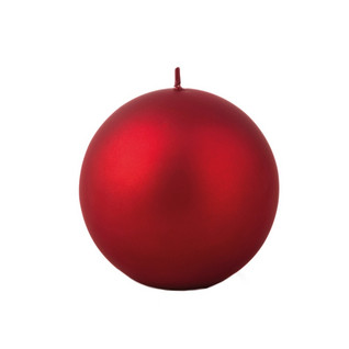Velvet Pallokynttilä 10cm Punainen Balmuir