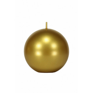 Velvet Pallokynttilä 10cm gold Balmuir