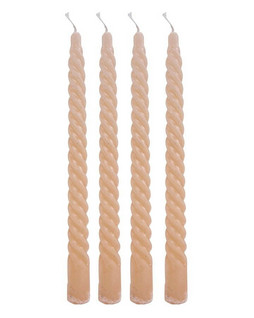Twisted Candle set Apricot