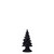 Serafina Christmas tree 24cm Black
