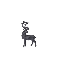 Serafina Deer 14cm Black