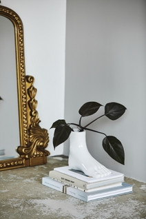 Aruba Foot Vase White Nordal