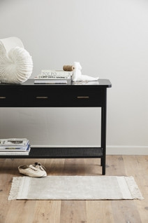 Arda Console Table 3 Drawers Black Nordal