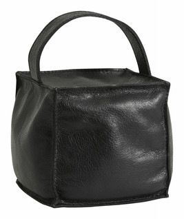 Leather Door Stopper Cook Black