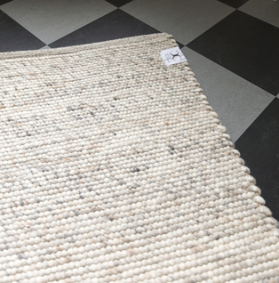 Wool carpet Merino 170 x 230 cm naturbeige