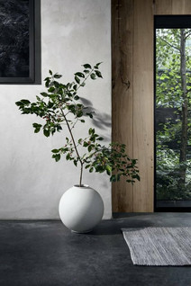 Blomus vaasi Rudea 30x30 liljan valkoinen