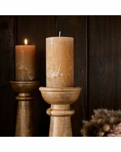 Pillar Candle Rustic Caramel 7x13 Riviera Maison