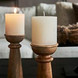 Pillar Candle Rustic White 10x10 Riviera Maison