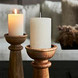 Pillar Candle Rustic White 7x10 Riviera Maison