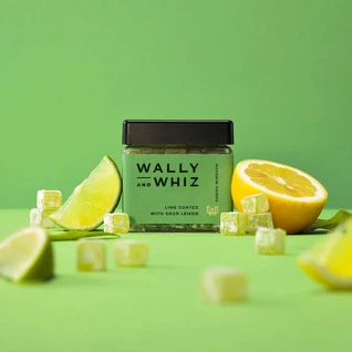 Small cube lime with sour lemon 140g