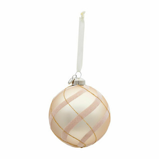 Ornament A Lovely Christmas, White, Ø10cm