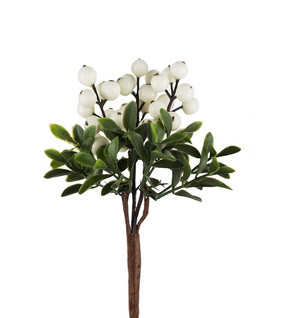 Snowberry decorative branch 20 cm