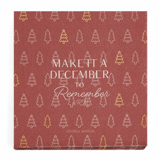 Paper Napkin Riviera Maison December to Remember