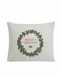 Holiday Printed Flannel pillowcase