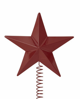 Christmas Tree Top Star Red