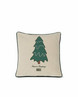 Pine Tree Twill Patch Cotton Velvet Pillow Cover