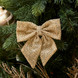 Christmas Memories Bow Glitter Gold