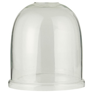 Glass cover large w/hole in top