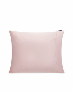 Violet Washed Cotton Sateen Detail Pillowcase