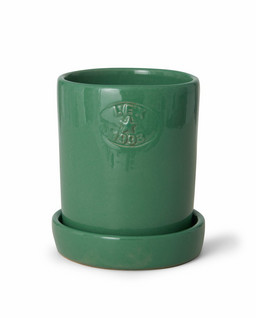 Terracotta ruukku väri vihreä