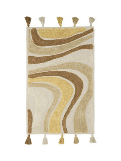 Swirl Carpet Mocha Colored 90x130