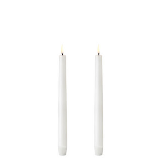 Uyuni Led Dinner Candle Nordic White 2,3x25 cm, 2 pcs/box
