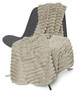 Stripy Blanket Taupe, Skinnwille