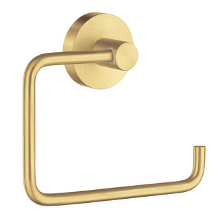 Home Toilet Paper Roll Holder Brushed Brass