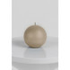 Velvet Ball Candle 10cm Dark taupe Balmuir