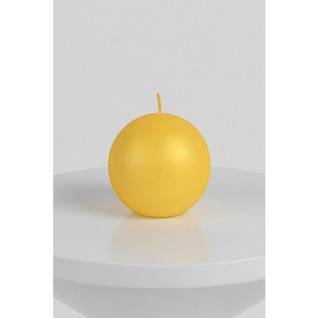 Velvet Ball Candle 10cm Lemon Balmuir