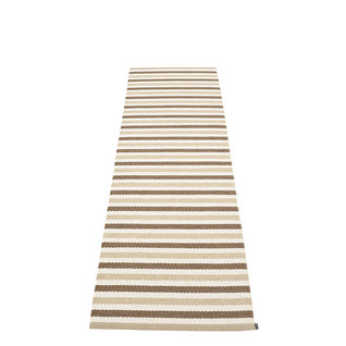 Pappelina Effi rug 70 x 200 cm, mud - beige - vanilla