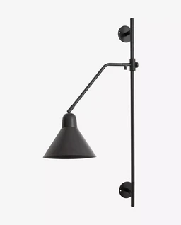 Buck Wall Lamp Black, Nordal