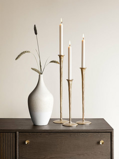 Candlesticks Gallery Light Gold 3 Sizes