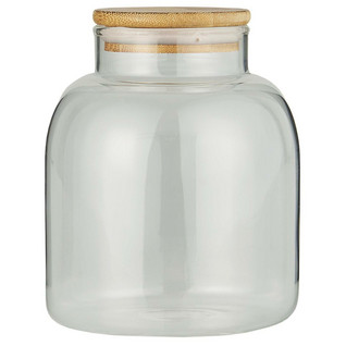 Glass jar with bamboo lid 1200 ml Ib Laursen