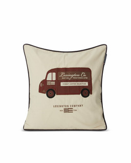 Coffee Truck Organic Cotton Twill Pillow Cover