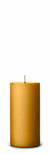 Pillar Candle 76/2 Warm Amber 7x15 cm