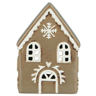 House for Tealight Stillenat Gingerbread snowflake