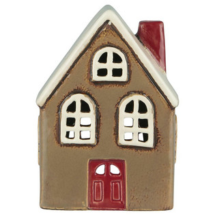 House for Tealight Stillenat Red Door, Ib Laursen