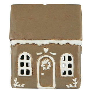 House for Tealight Stillenat Gingerbread Door Wreath