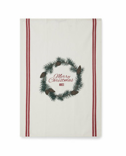 Merry Christmas Organic Cotton Kitchen Towel