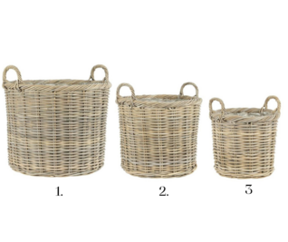 Rattan Basketset of 3