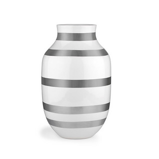 Omaggion Vase L Silver