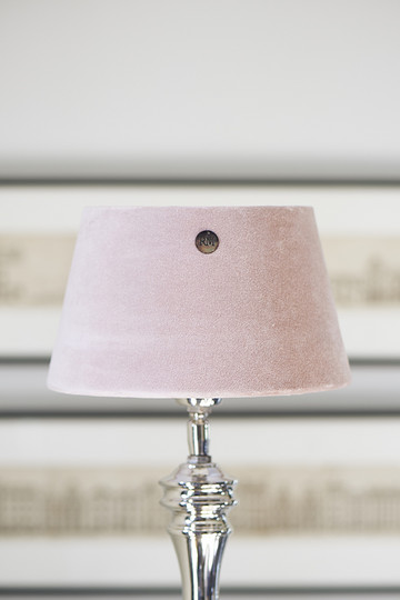 Velvet Lampshade prec. pink 15x20