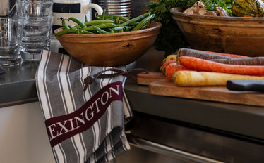 Lexington Striped Kitchen Towel Blue Multi