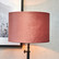 Velvet Cylinder Lampshade pink 20x30