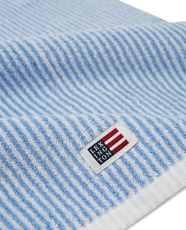 Original Towel White/Blue Striped