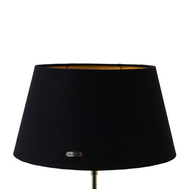 Chic Lampshade black gold 28x38